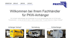 Desktop Screenshot of anhaenger-pkw.de