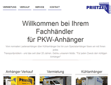 Tablet Screenshot of anhaenger-pkw.de